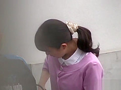Japanese babe is a wild nurse when outdoors