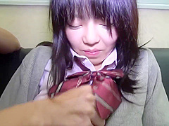 Japanese cute student 18+ get fuck at her first time