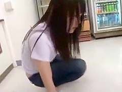 Japanese jean fuck with gaging