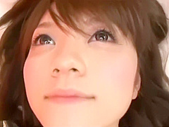 Japanese school doll girl face cumshot