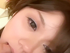 Japanese school doll girl face cumshot