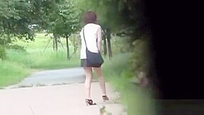 Japanese teen 18+ Pissing