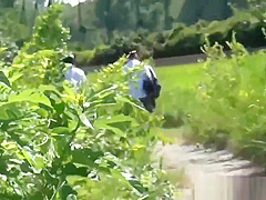 Japanese teens 18+ urinating outdoors