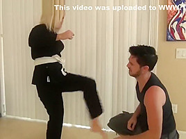 Jason worship karate feet