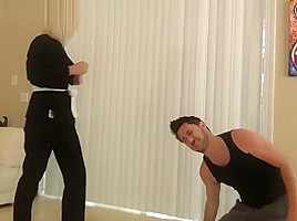 Jason worship karate feet