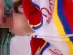 Jav tiny cheerleader fucked hard in the locker room