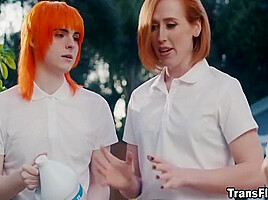 Jean And Shiri Treat Their Selves With Sensual Massage