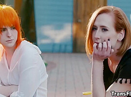Jean And Shiri Treat Their Selves With Sensual Massage