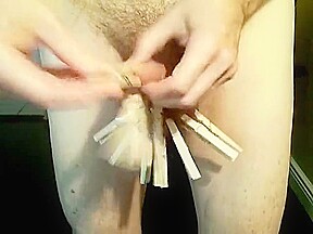 Jerry perv wax on balls nipples clamps love ruin and fuck my balls