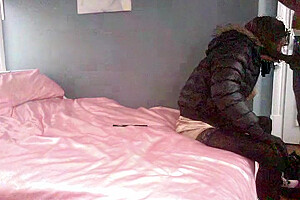 Jess Silk Sucking A Big Black Cock