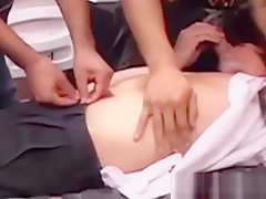 Juicy dick munchers bareback banging in wild threesome