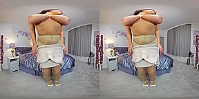 Kay - Big Tits Brunette Solo Striptease - SexLikeReal