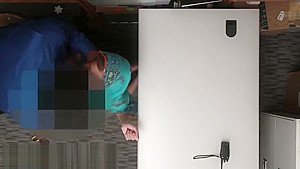 Kinky officer feeding an arab teen 18+ with throbbing sausage