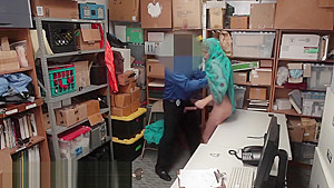 Kinky officer feeding an arab teen 18+ with throbbing sausage