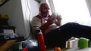 Kinky teen 18+ playing with big cock