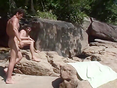 Latin Junior Quick Kissing Outdoors