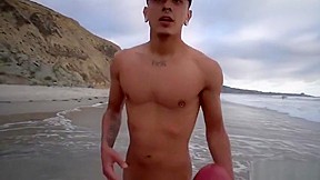 Latin gay flip flop with facial