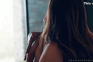 Latina Trans Girl Fucks A Stud In Kitchen