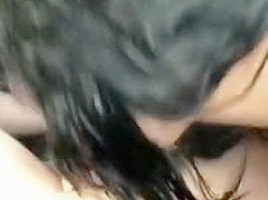 Latina gives head in traffic
