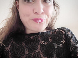 Lauren Kiley - Spit Slut Spittoon Pov Femdom Pov Human Furniture Spitting Saliva Drool Fetish