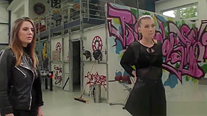 Lesbian dildo roundass