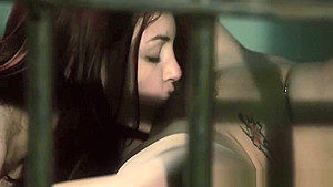 Lesbian teens 18+ pussylicking in prison