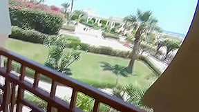 Lovely german hottie has sex on vacation with cumshot