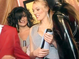Lucky dude invited to ravish a group of horny bitches
