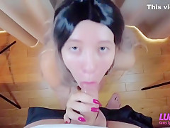 Lunalure - Stepsister Was Dreaming Of Her Stepbrothers Cock, Orgasm And Creampie