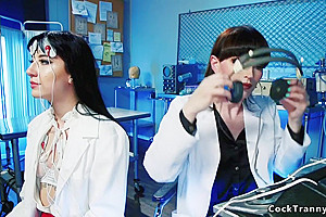 Luscious Shemale Doctor Rimming Alt Darkhair With Charlotte Sartre And Nataly Gold