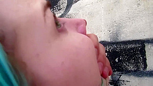 Lux Lives Public Outdoor Blowjob and Fuck