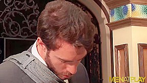 MENATPLAY Bearded Stud Philip Zyos Anal Fucks Massimo Piano