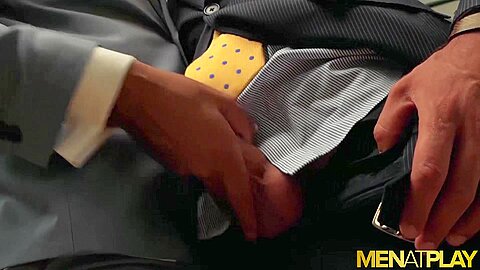 MENATPLAY Suited Men Dani Robles And Mick Stallone Anal Fuck