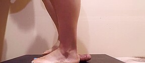 MILF Cock Tramples Barefoot while surfing the web by BittaVonSweet