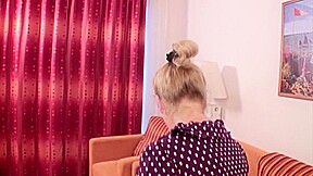 Maid Fucks Grandpa On The Couch - DeutscheOmas