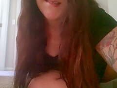 Making Myself Cum Hard With My Dildo And Rubbing My Clit