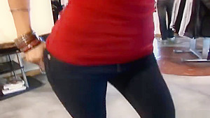 Marvelous tattooed latina China Doll is giving head