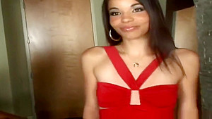 Marvelous tattooed latina China Doll is giving head