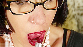 Mature skinny nerd Step mother with very hungry cunt