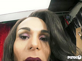 Melissa and her neverending cock - Pinko TGirls