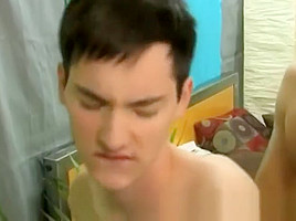 Men fucking huge dildos gay After the slender dude deep throats his dick,