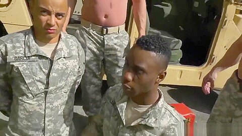 Men stripped and shaved military gay R&R, the Army69 way