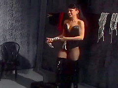 Mesmerizing blonde slave girl dominated by the merciless Natasha Sweet