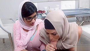 Mia Khalifa tag team with her Step mom