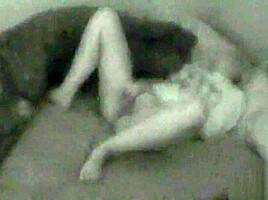 Midnight Masturbation Session Caught on