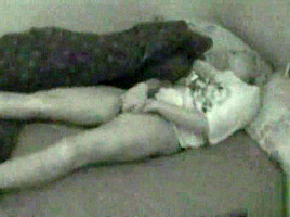 Midnight Masturbation Session Caught on