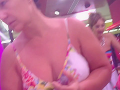 Milf Boobs at the supermarket