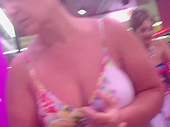 Milf Boobs at the supermarket