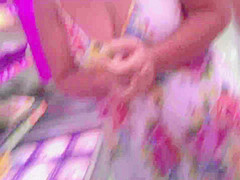 Milf Boobs at the supermarket