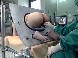Milf Bound In A Machine And Takes An Enema In Her Ass
